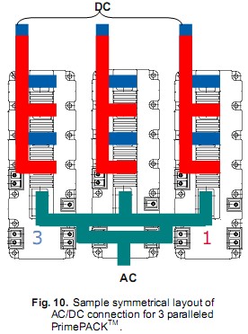 对称的布局样品AC/DC连接并联主要包装