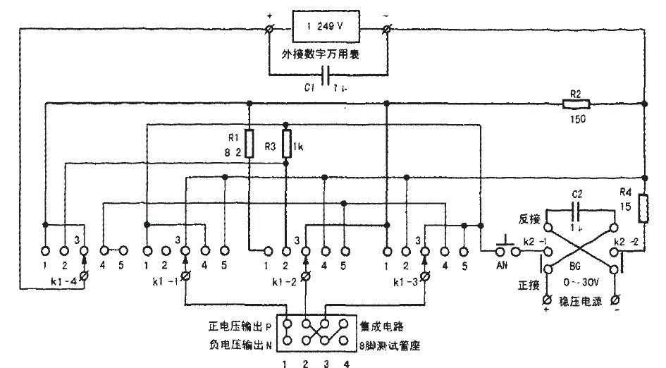 图1 测试仪电原理图